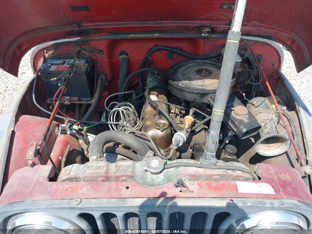 Продаж на аукціоні авто 1979 Jeep Cj-7, vin: J9F83AC806706, номер лоту: 42918001