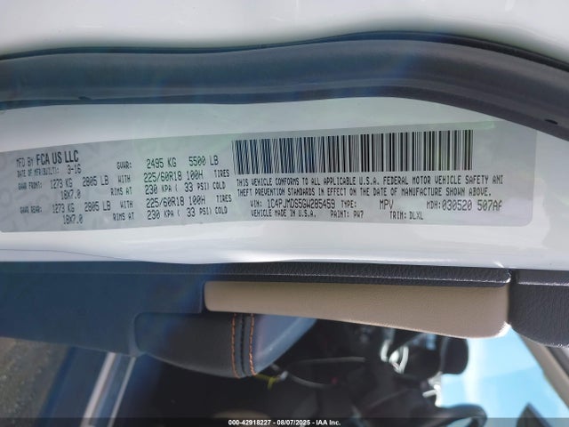 1C4PJMDS5GW285459 Jeep 2016