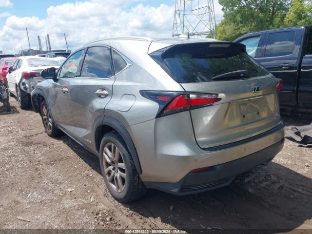 2015 LEXUS NX 300H JTJBJRBZXF2008588 Photo 2