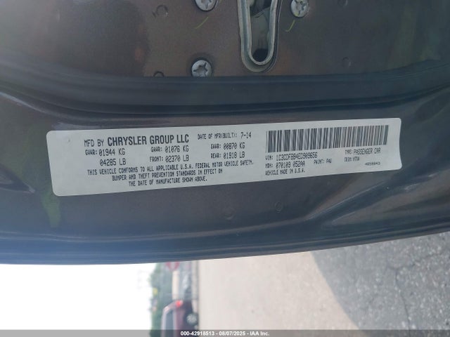 1C3CDFBB4ED909656 Dodge 2014