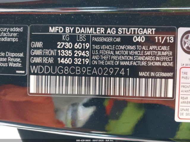 2014 MERCEDES-BENZ S 550 WDDUG8CB9EA029741 Photo 8