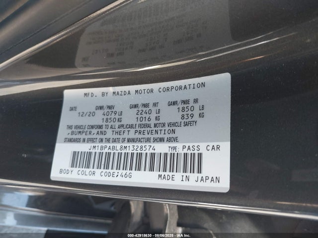 Mazda py 2021 JM1BPABL8M1328574 Image 9