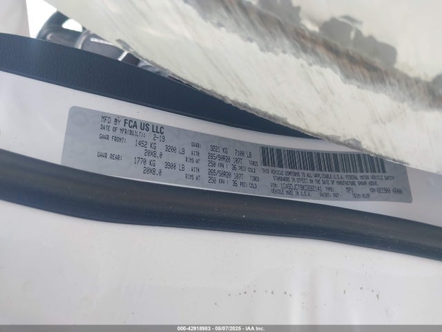 Dodge Durango 2019 1C4SDJCT9KC692141 Image 9