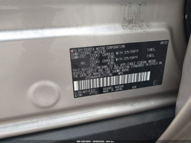 2023 TOYOTA VENZA JTEAAAAH4PJ151788 Photo 8