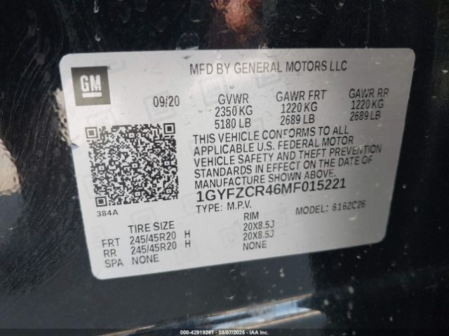 2021 CADILLAC XT4 1GYFZCR46MF015221 Photo 8