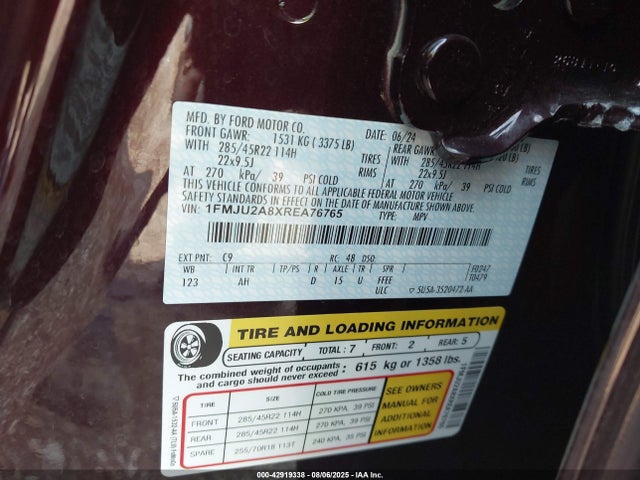 1FMJU2A8XREA76765 Ford gtdi-standard