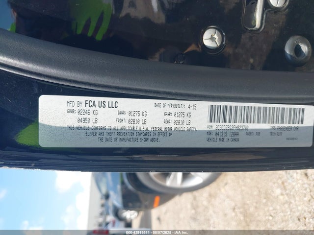 2C3CDZBG2FH823702 Dodge 2015