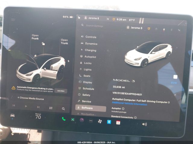 2023 TESLA MODEL 3 5YJ3E1EA4PF624921 Photo 6