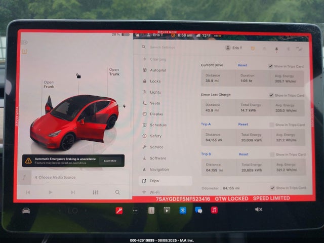 2022 TESLA MODEL Y 7SAYGDEF5NF523416 Photo 6