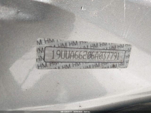 2006 ACURA TL 19UUA66206A037791 Photo 8