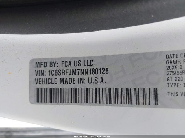 RAM 2022 2022 1C6SRFJM7NN180128 Image 9