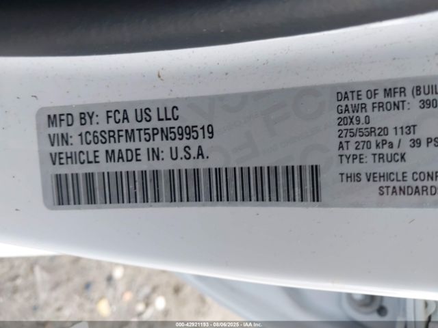 2023 RAM 1500 1C6SRFMT5PN599519 Photo 8