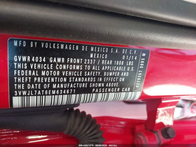 3VWJL7AT6EM634671 Volkswagen Tdi