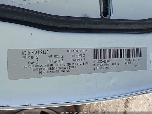 Dodge 2015 2015 2C3CDXHG2FH862009 Image 9
