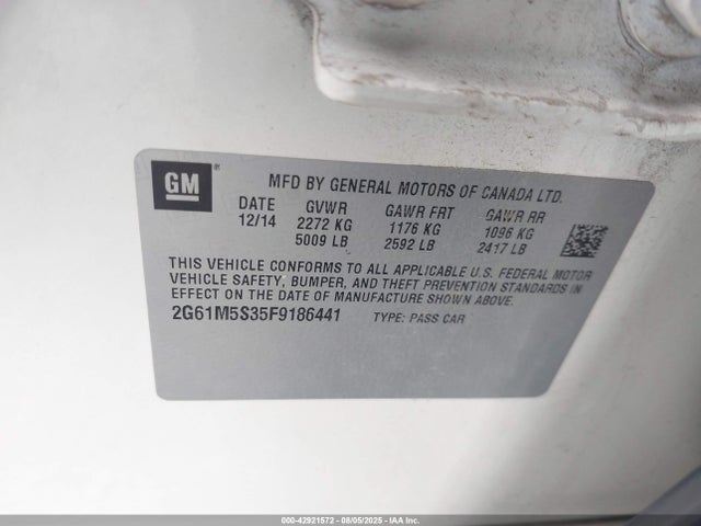 2015 CADILLAC XTS 2G61M5S35F9186441 Photo 8