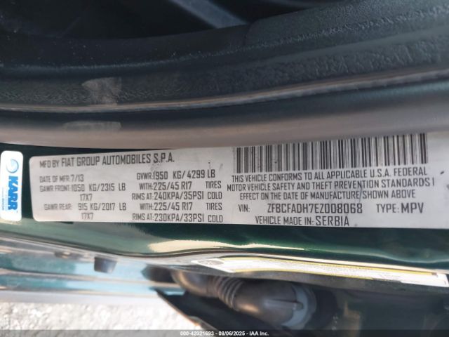 2014 FIAT 500L ZFBCFADH7EZ008068 Photo 8