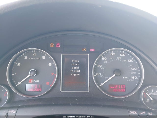 2004 AUDI S4 WAUPL58E74A248570 Photo 6