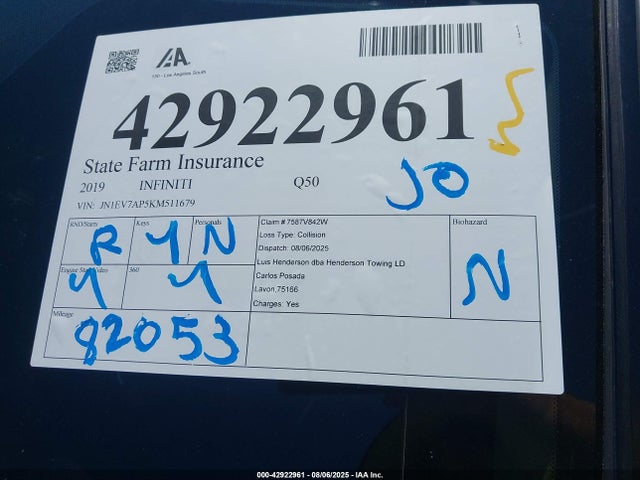 Infiniti 2019 2019 JN1EV7AP5KM511679 Image 18
