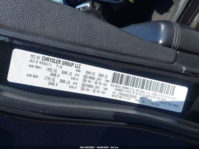 Dodge 2014 2014 1C4RDHAG3EC560381 Image 9