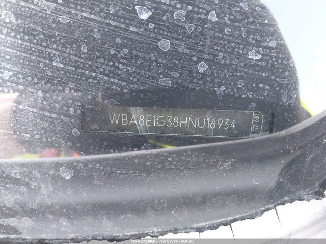 WBA8E1G38HNU16934 BMW 2017