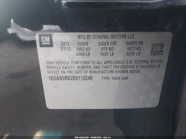 2014 CADILLAC ATS 1G6AA5RX2E0110248 Photo 8