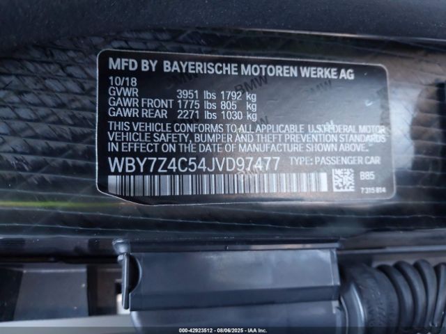 2018 BMW I3 WBY7Z4C54JVD97477 Photo 8