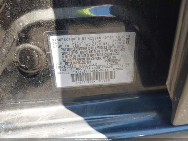 Nissan VERSA NOTE 2019 3N1CE2CP0KL357223 Image 9