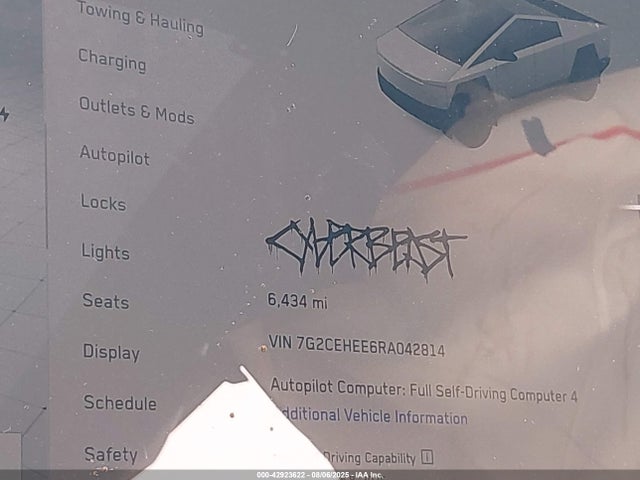 2024 TESLA CYBERTRUCK 7G2CEHEE6RA042814 Photo 6