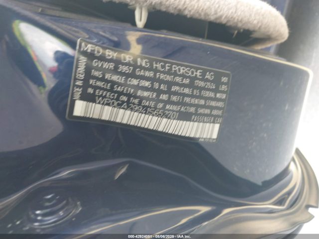 2001 PORSCHE 911 WP0CA29941S652701 Photo 8