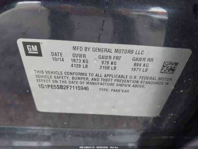 1G1PE5SB2F7115946 Chevrolet LUV