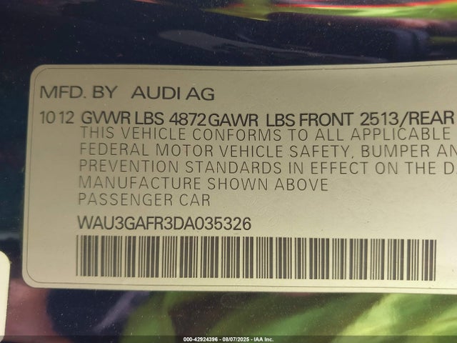 2013 AUDI S5 WAU3GAFR3DA035326 Photo 8