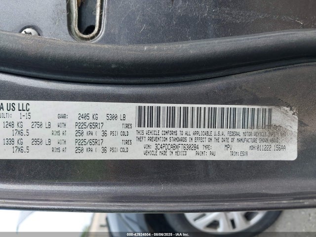 Dodge 2015 2015 3C4PDCABXFT630284 Image 9