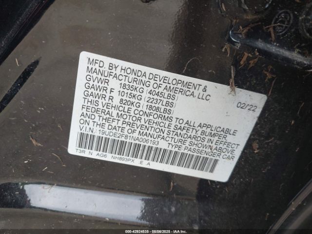 2022 ACURA ILX 19UDE2F81NA006193 Photo 8