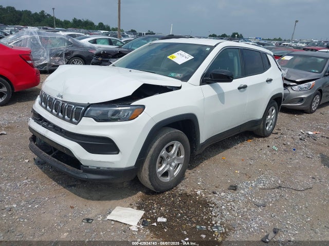 42924743 :رقم المزاد ، 3C4NJCAB9NT224897 vin ، 2022 Jeep Compass Sport Fwd مزاد بيع