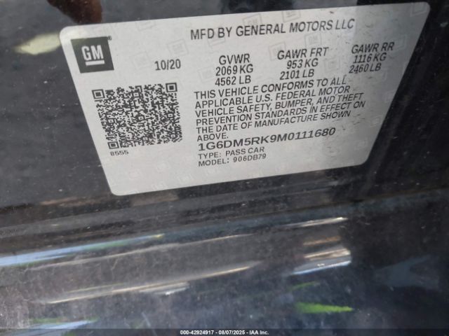 2021 CADILLAC CT5 1G6DM5RK9M0111680 Photo 8