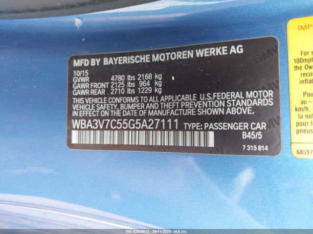 2016 BMW 428I WBA3V7C55G5A27111 Photo 8