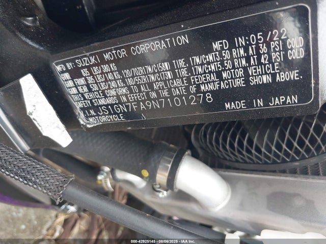 JS1GN7FA9N7101278 Suzuki N738