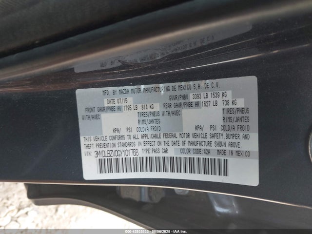 3MYDLBZV0GY101768 Scion p5v