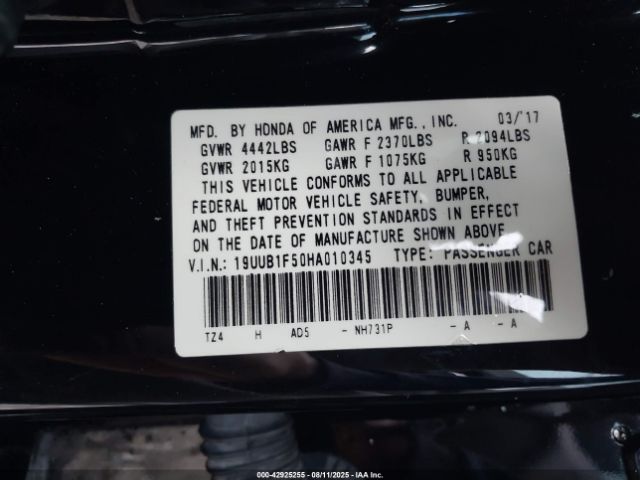 2017 ACURA TLX 19UUB1F50HA010345 Photo 8