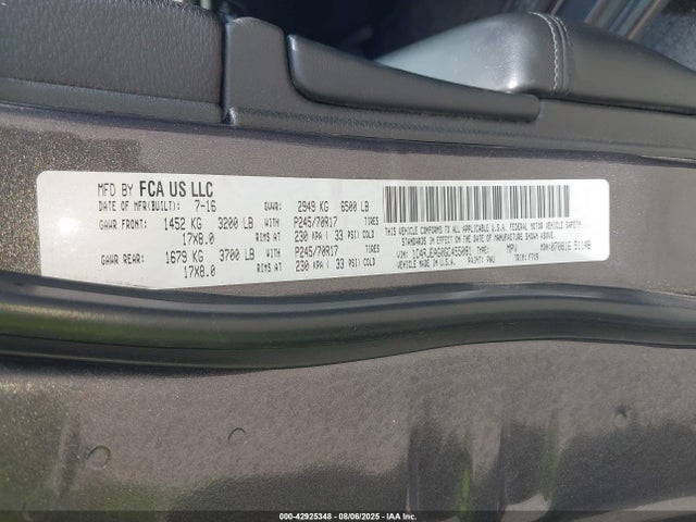 1C4RJEAG0GC455081 Jeep 2016