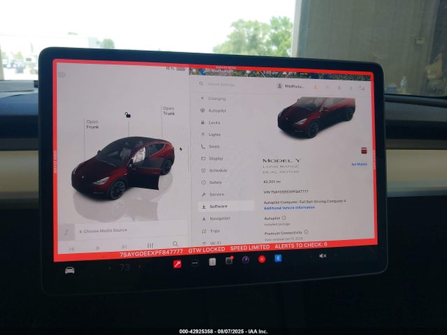 7SAYGDEEXPF847777 Tesla Model Y
