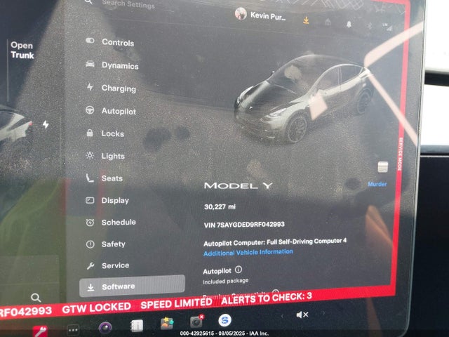 2024 TESLA MODEL Y 7SAYGDED9RF042993 Photo 6