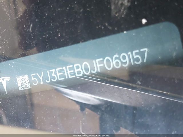 2018 TESLA MODEL 3 5YJ3E1EB0JF069157 Photo 8