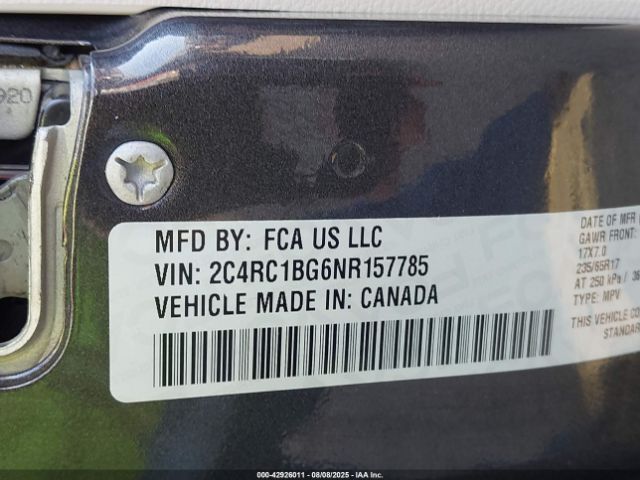 2022 CHRYSLER PACIFICA 2C4RC1BG6NR157785 Photo 8