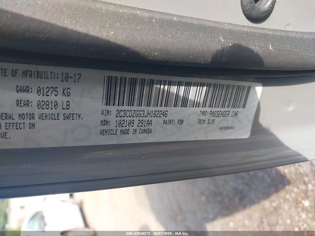 Dodge 2018 2018 2C3CDZGG3JH162246 Image 9