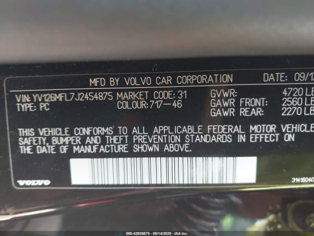 2018 VOLVO S60 YV126MFL7J2454875 Photo 8