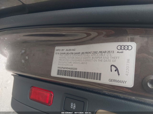 2017 AUDI A4 WAUFNAF45HA083200 Photo 8
