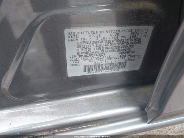 Nissan Sentra 2018 3N1AB7AP0JL635231 Image 9