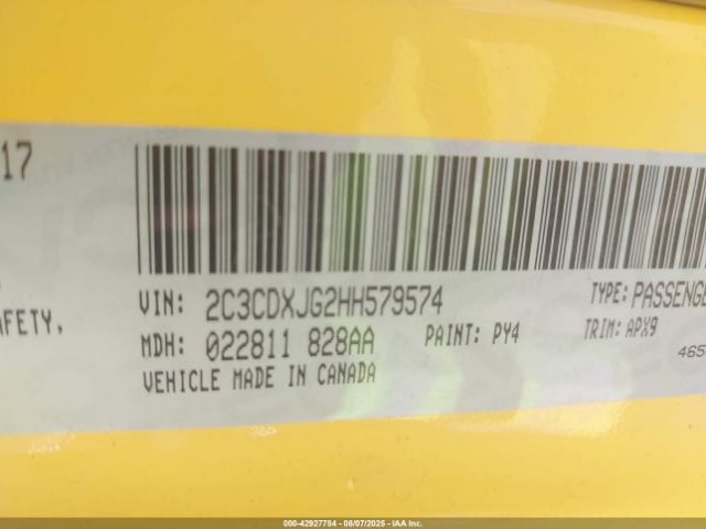 2017 DODGE CHARGER 2C3CDXJG2HH579574 Photo 8