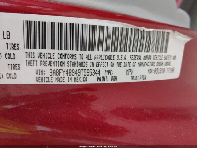 2009 CHRYSLER PT CRUISER 3A8FY48949T595344 Photo 8